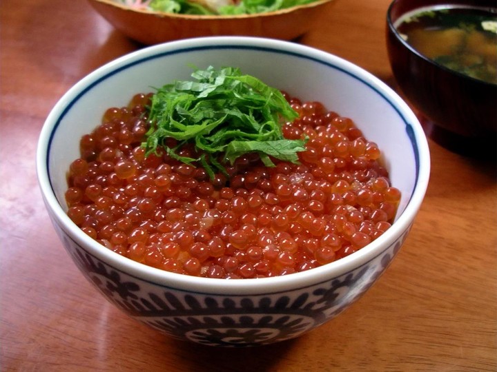 Alaskan wild sockeye salmon roe (ikura)