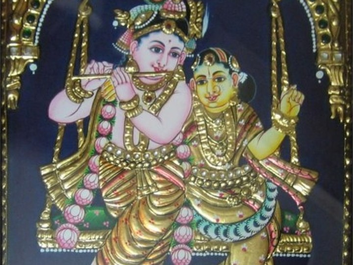 Thanjavur gold-relief painting